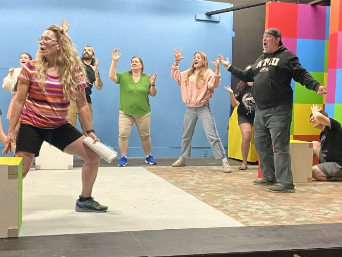 Rehearsal at the theatre